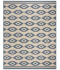 Safavieh Linden  Blue / Creme LND171 9 ft. X 12 ft. Rectangle Rug