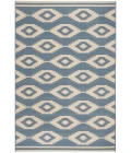 Safavieh Linden  Cream / Blue LND171 5 ft. 3 in. X 7 ft. 6 in. Rectangle Rug