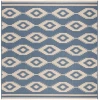 Safavieh Linden  Cream / Blue LND171 6 ft. 7 in. X 6 ft. 7 in. Square Rug