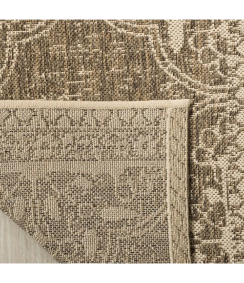 Safavieh Linden  Cream / Beige LND174 6 ft. 7 in. X 6 ft. 7 in. Square Rug