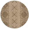 Safavieh Linden  Cream / Beige LND174 6 ft. 7 in. X 6 ft. 7 in. Round Rug