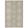 Safavieh Linden  Aqua / Cream LND174 8 ft. X 10 ft. Rectangle Rug