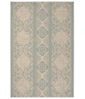 Safavieh Linden  Aqua / Cream LND174 4 ft. X 6 ft. Rectangle Rug