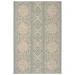 Safavieh Linden  Aqua / Cream LND174 4 ft. X 6 ft. Rectangle Rug