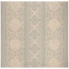 Safavieh Linden  Aqua / Cream LND174 6 ft. 7 in. X 6 ft. 7 in. Square Rug