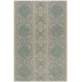 Safavieh Linden  Cream / Aqua LND174 4 ft. X 6 ft. Rectangle Rug