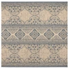 Safavieh Linden  Blue / Creme LND174 6 ft. 7 in. X 6 ft. 7 in. Square Rug