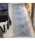 Safavieh Linden  Cream / Blue LND174 2 ft. 2 in. X 8 ft. Runner Rug