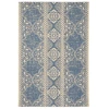 Safavieh Linden  Cream / Blue LND174 4 ft. X 6 ft. Rectangle Rug