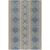 Safavieh Linden  Cream / Blue LND174 5 ft. 3 in. X 7 ft. 6 in. Rectangle Rug
