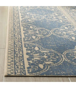 Safavieh Linden  Cream / Blue LND174 8 ft. X 10 ft. Rectangle Rug