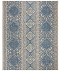 Safavieh Linden  Cream / Blue LND174 9 ft. X 12 ft. Rectangle Rug