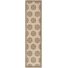 Safavieh Linden  Cream / Beige LND181 2 ft. 2 in. X 8 ft. Runner Rug