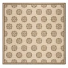 Safavieh Linden  Cream / Beige LND181 6 ft. 7 in. X 6 ft. 7 in. Square Rug