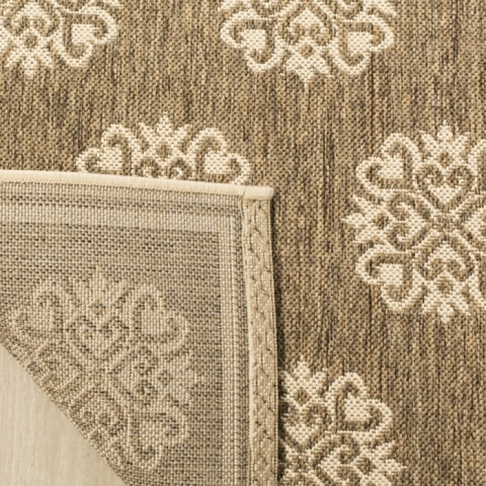 Safavieh Linden  Beige / Cream LND181 6 ft. 7 in. X 6 ft. 7 in. Square Rug