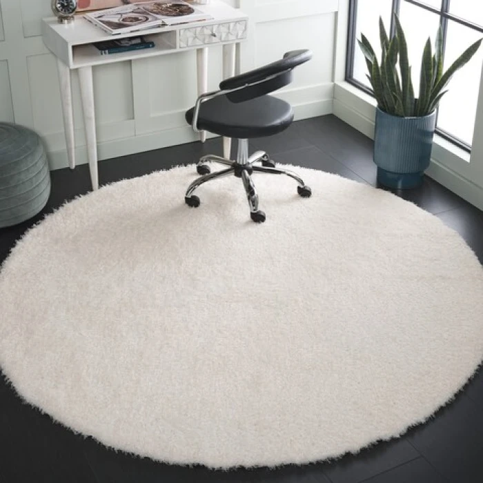 Safavieh Lindsay Shag Ivory LNS560 9 ft. X 12 ft. Rectangle Rug
