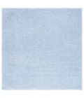 Safavieh Lindsay Shag Aqua LNS560 6 ft. 7 in. X 6 ft. 7 in. Square Rug