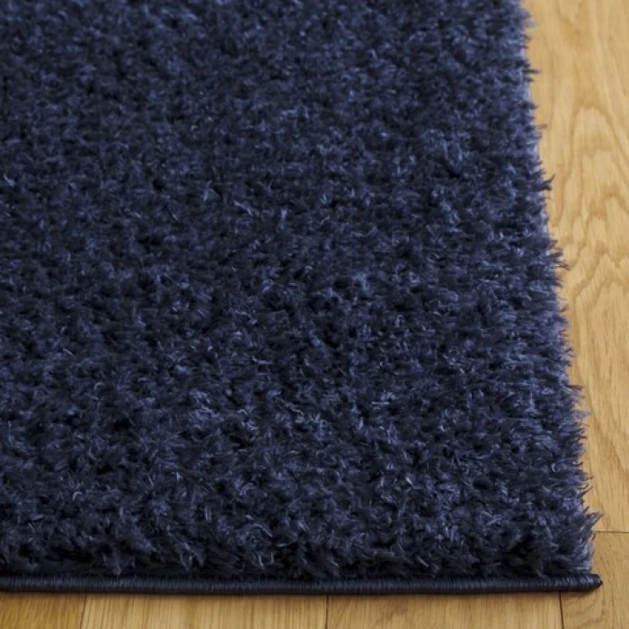 Safavieh Lindsay Shag Navy LNS560 5 ft. 3 in. X 7 ft. 6 in. Rectangle Rug