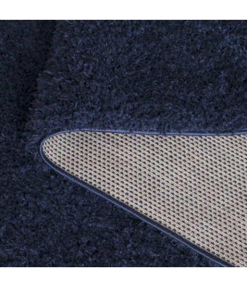 Safavieh Lindsay Shag Navy LNS560 8 ft. X 10 ft. Rectangle Rug