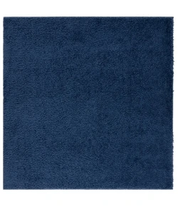 Safavieh Lindsay Shag Navy LNS560 6 ft. 7 in. X 6 ft. 7 in. Square Rug
