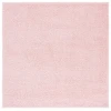 Safavieh Lindsay Shag Pink LNS560 6 ft. 7 in. X 6 ft. 7 in. Square Rug