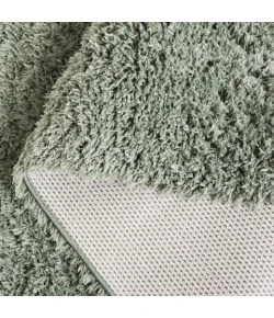 Safavieh Lindsay Shag Green LNS560 6 ft. 7 in. X 6 ft. 7 in. Square Rug