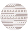 Safavieh Lotus Ivory / Beige LOT101 6 ft. 7 in. X 6 ft. 7 in. Round Rug