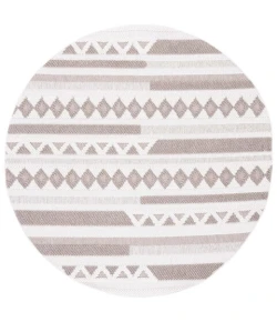 Safavieh Lotus Ivory / Beige LOT101 6 ft. 7 in. X 6 ft. 7 in. Round Rug