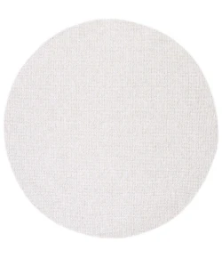 Safavieh Lotus White LOT106 6 ft. 7 in. X 6 ft. 7 in. Round Rug