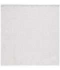 Safavieh Lotus White LOT106 6 ft. 7 in. X 6 ft. 7 in. Square Rug