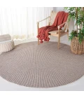 Safavieh Lotus Beige / Ivory LOT106 6 ft. 7 in. X 6 ft. 7 in. Round Rug