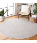 Safavieh Lotus Light Grey / Ivory LOT106 6 ft. 7 in. X 6 ft. 7 in. Round Rug