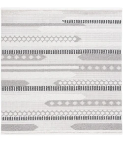 Safavieh Lotus Ivory / Dark Grey LOT107 6 ft. 7 in. X 6 ft. 7 in. Square Rug
