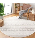 Safavieh Lotus Ivory / Beige LOT108 6 ft. 7 in. X 6 ft. 7 in. Round Rug
