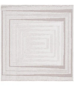 Safavieh Lotus Ivory / Beige LOT109 6 ft. 7 in. X 6 ft. 7 in. Square Rug