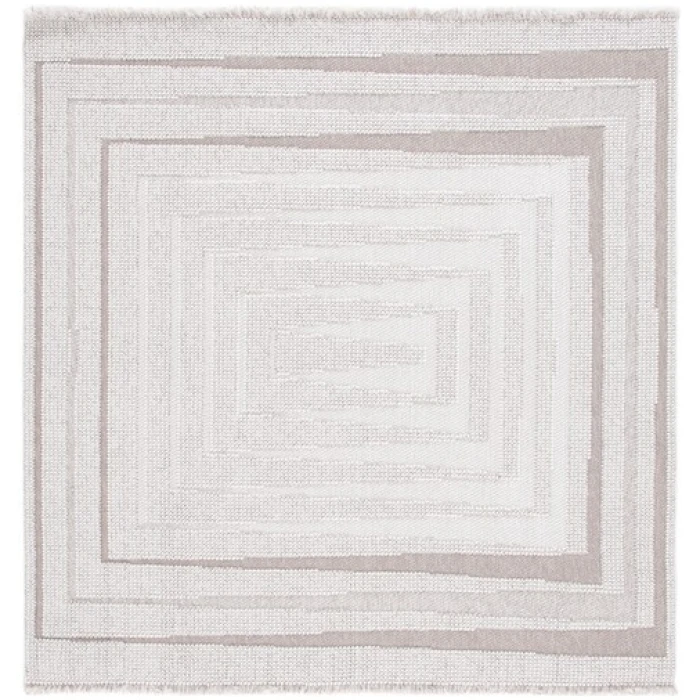 Safavieh Lotus Ivory / Beige LOT109 6 ft. 7 in. X 6 ft. 7 in. Square Rug
