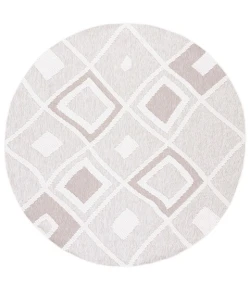 Safavieh Lotus Beige / Ivory LOT110 6 ft. 7 in. X 6 ft. 7 in. Round Rug