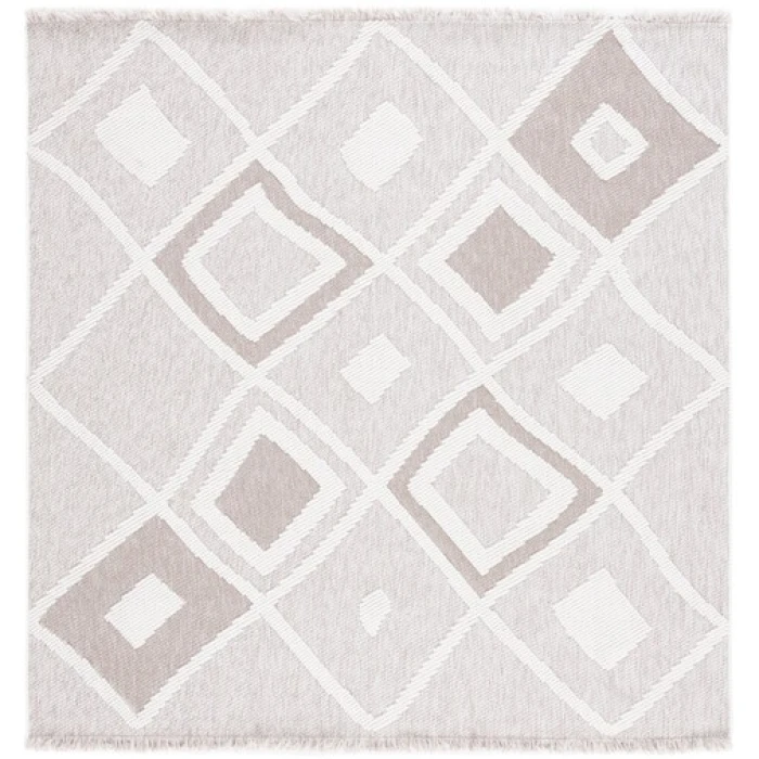 Safavieh Lotus Beige / Ivory LOT110 6 ft. 7 in. X 6 ft. 7 in. Square Rug