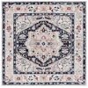 Safavieh Luna Beige / Navy LUN100 6 ft. 7 in. X 6 ft. 7 in. Square Rug
