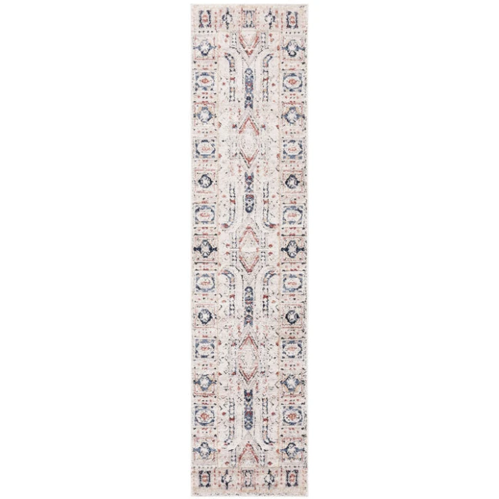 Safavieh Luna Beige / Blue Rust LUN101 2 ft. 2 in. X 9 ft. Runner Rug