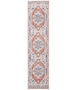 Safavieh Luna Beige / Blue Rust LUN102 2 ft. 2 in. X 9 ft. Runner Rug