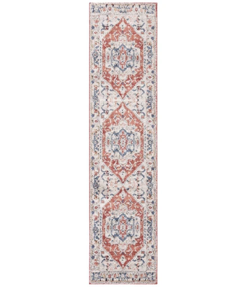 Safavieh Luna Beige / Blue Rust LUN102 2 ft. 2 in. X 9 ft. Runner Rug