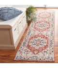 Safavieh Luna Beige / Blue Rust LUN102 2 ft. 2 in. X 9 ft. Runner Rug