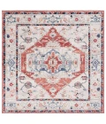 Safavieh Luna Beige / Blue Rust LUN102 6 ft. 7 in. X 6 ft. 7 in. Square Rug
