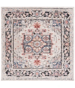 Safavieh Luna Beige / Black Rust LUN104 6 ft. 7 in. X 6 ft. 7 in. Square Rug