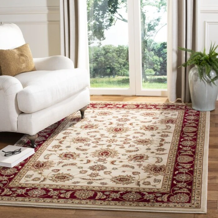 Safavieh Majesty Creme / Red MAJ4781 3 ft. 3 in. X 5 ft. 3 in. Rectangle Rug