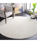 Safavieh Melody Ivory MEL108 6 ft. 7 in. X 6 ft. 7 in. Round Rug
