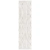 Safavieh Melody Ivory / Black MEL112 2 ft. 2 in. X 8 ft. Runner Rug