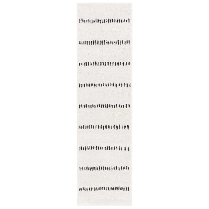 Safavieh Melody Ivory / Black MEL114 2 ft. 2 in. X 8 ft. Runner Rug