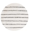 Safavieh Melody Ivory / Black MEL114 6 ft. 7 in. X 6 ft. 7 in. Round Rug